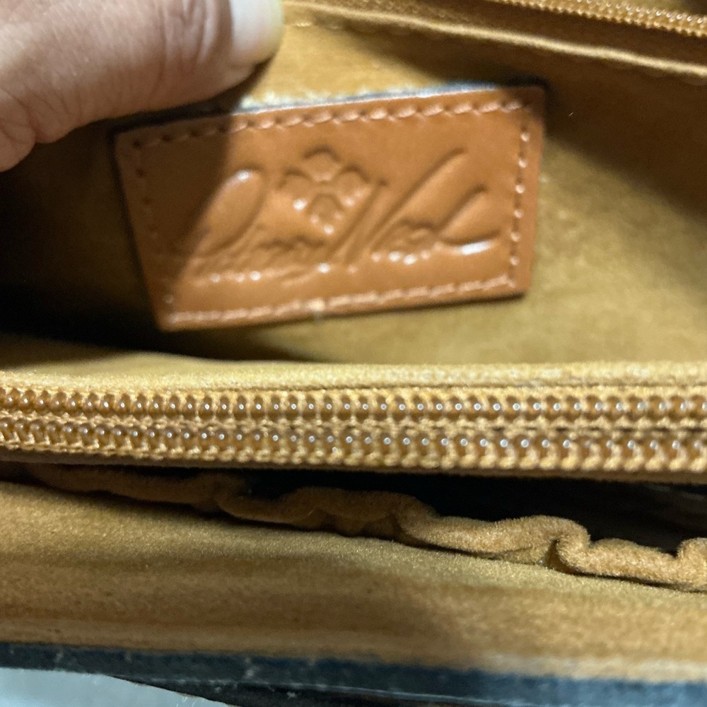 EUC Patricia Nash Leather Spring Lily Crossbody Bag - Picture 14 of 16
